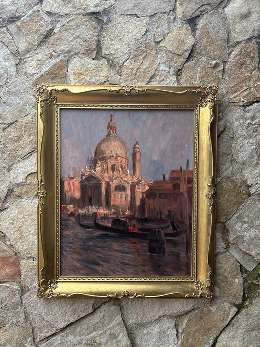 Quadro -Marina Di Venezia- Antonio D’urso- dipinto a olio