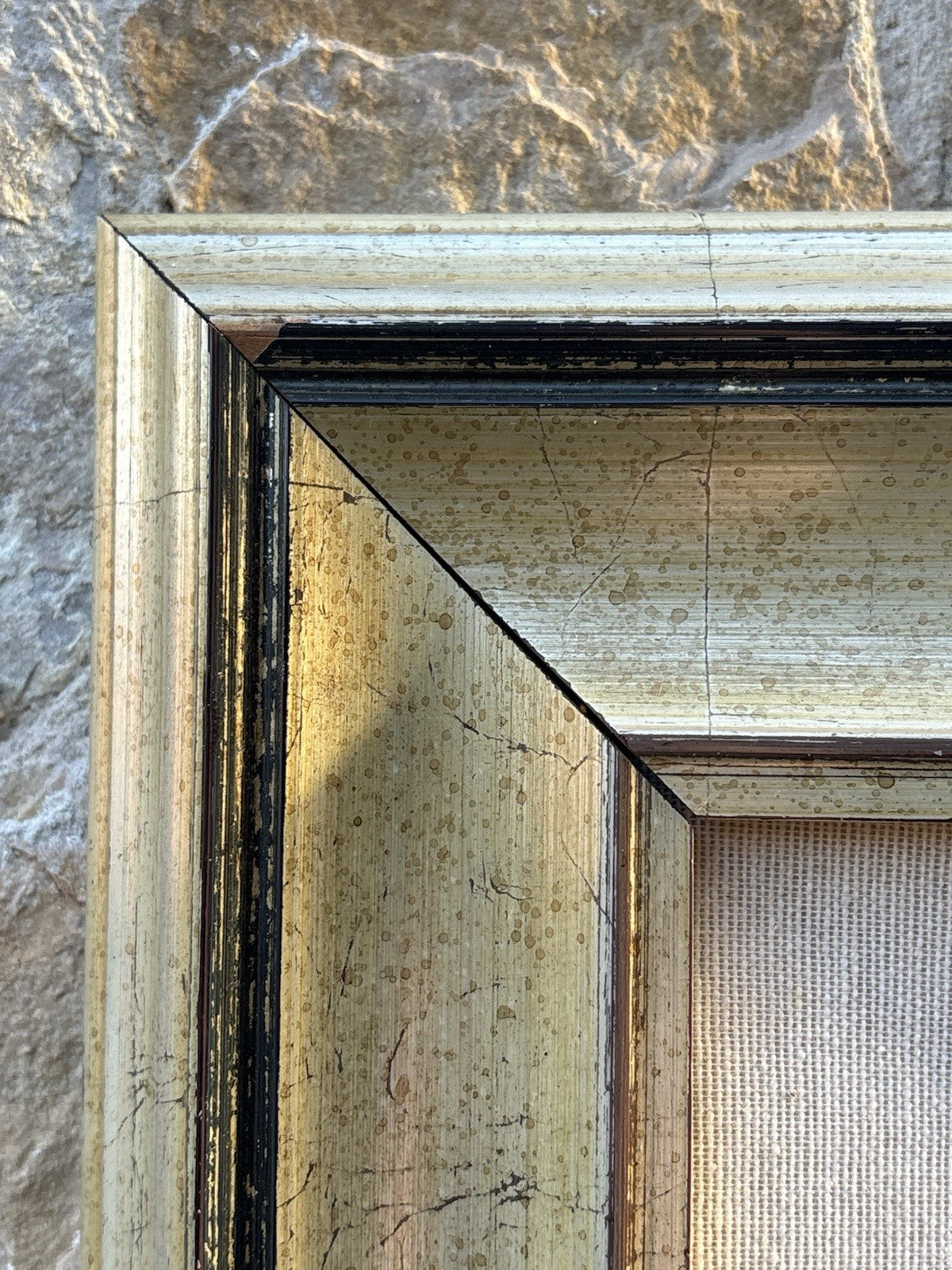 Quadro -Calvario- Antonio Bertè dipinto su tavoletta