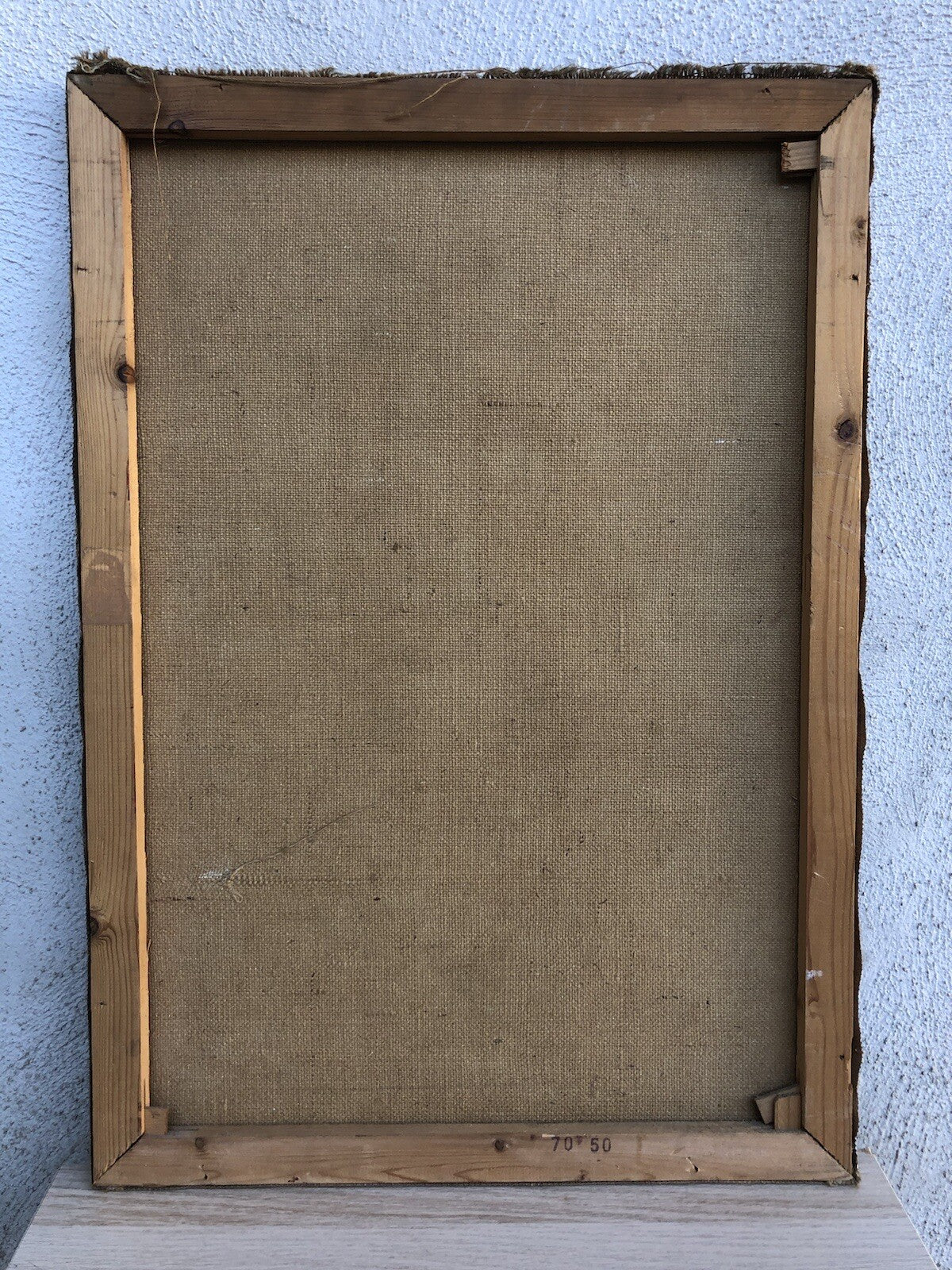 Quadro vintage -Nudo Donna- dipinto a olio su tela