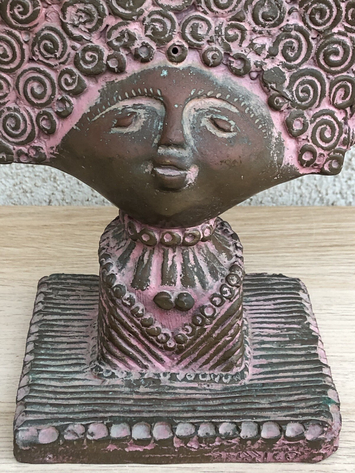 Scultura Vintage In Bronzo Raffaele Spizzico