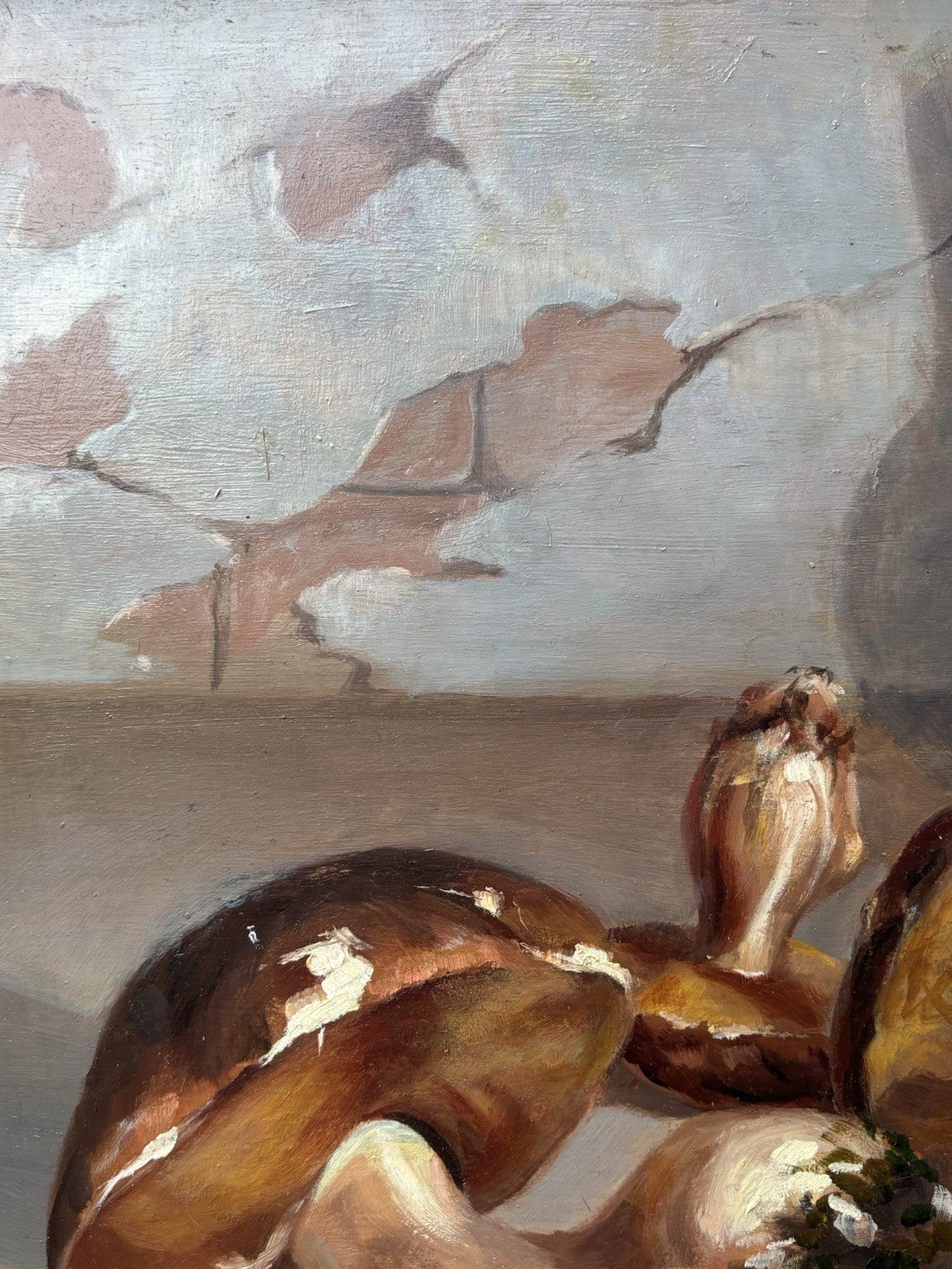 Quadro antico -Natura Morta- dipinto a olio su tavoletta
