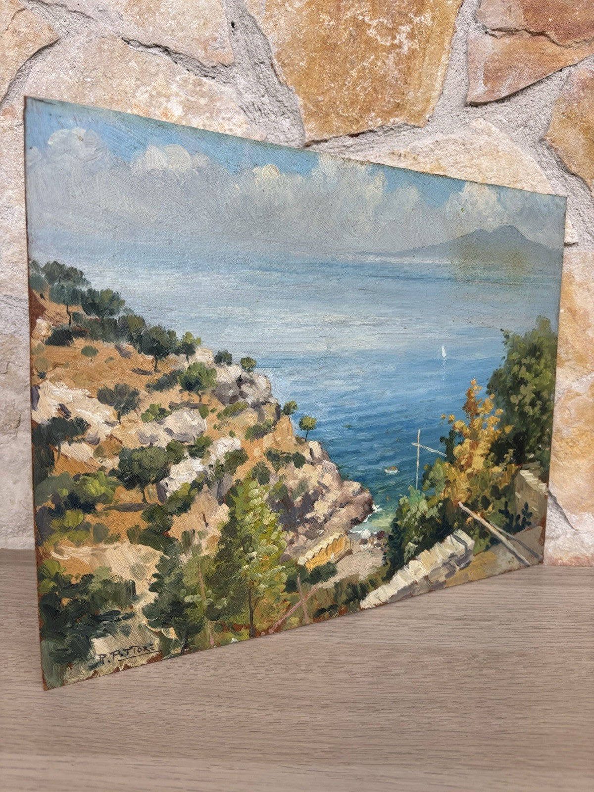 Quadro -Costiera- dipinto a olio