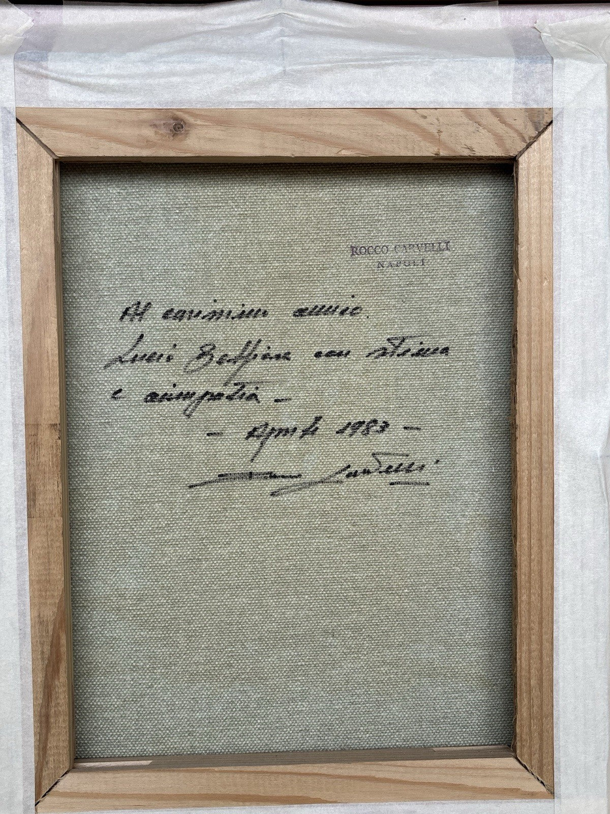 Quadro -Chierichetto- Rocco Carvelli- dipinto a olio su tela