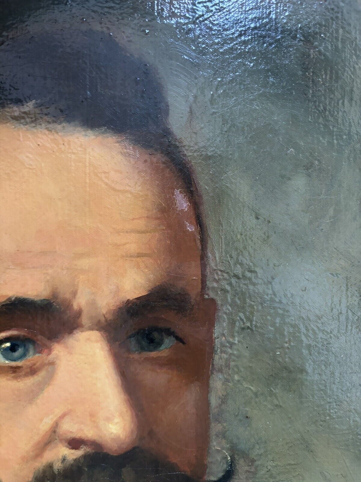 Quadro antico -Ritratto- dipinto a olio su tela