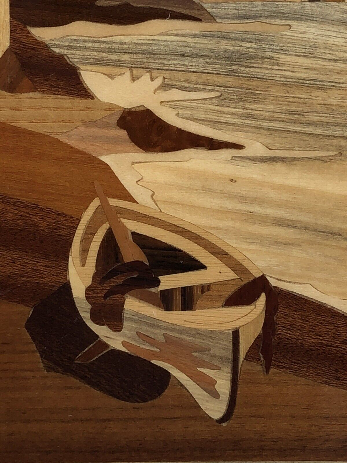 Quadro Vintage Marina Intarsio In Legno Sorrentino