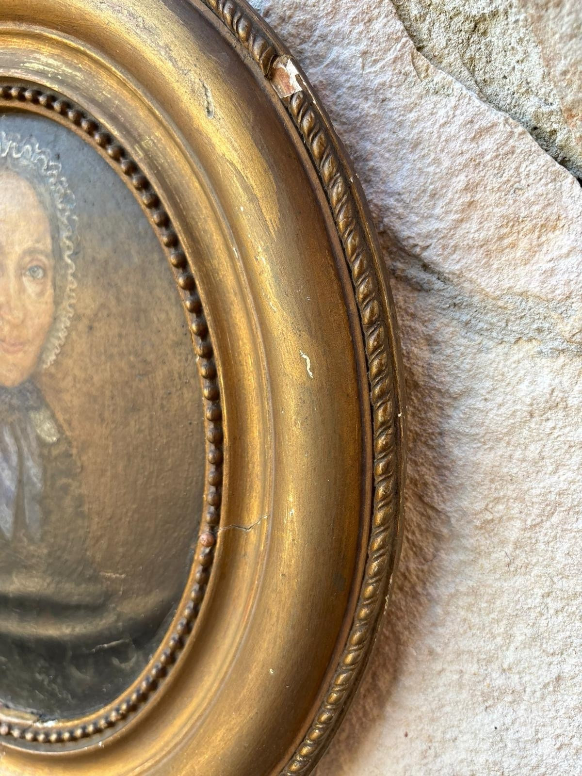 Quadro antico -Figura Di Donna Anziana- dipinto a olio