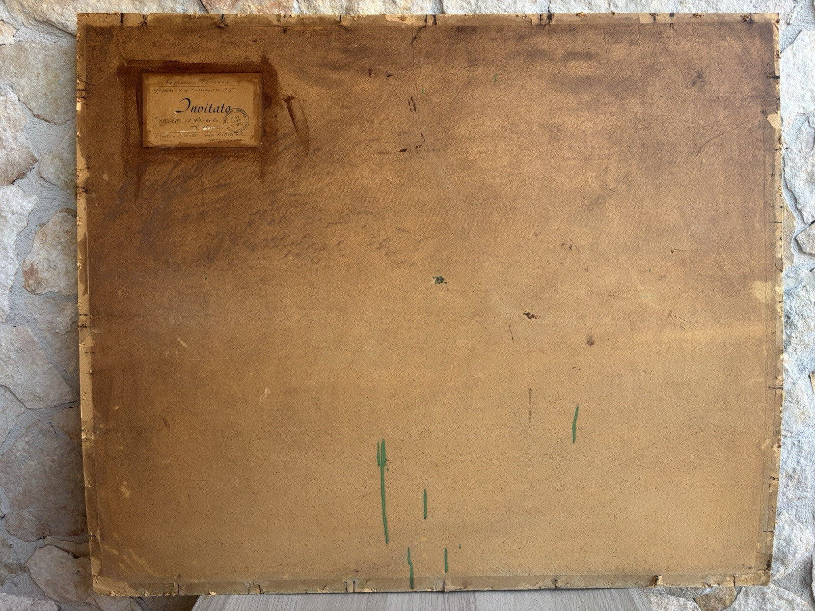Vecchio quadro -Cavalli Al Pascolo- Ferruccio Torraca- dipinto a olio