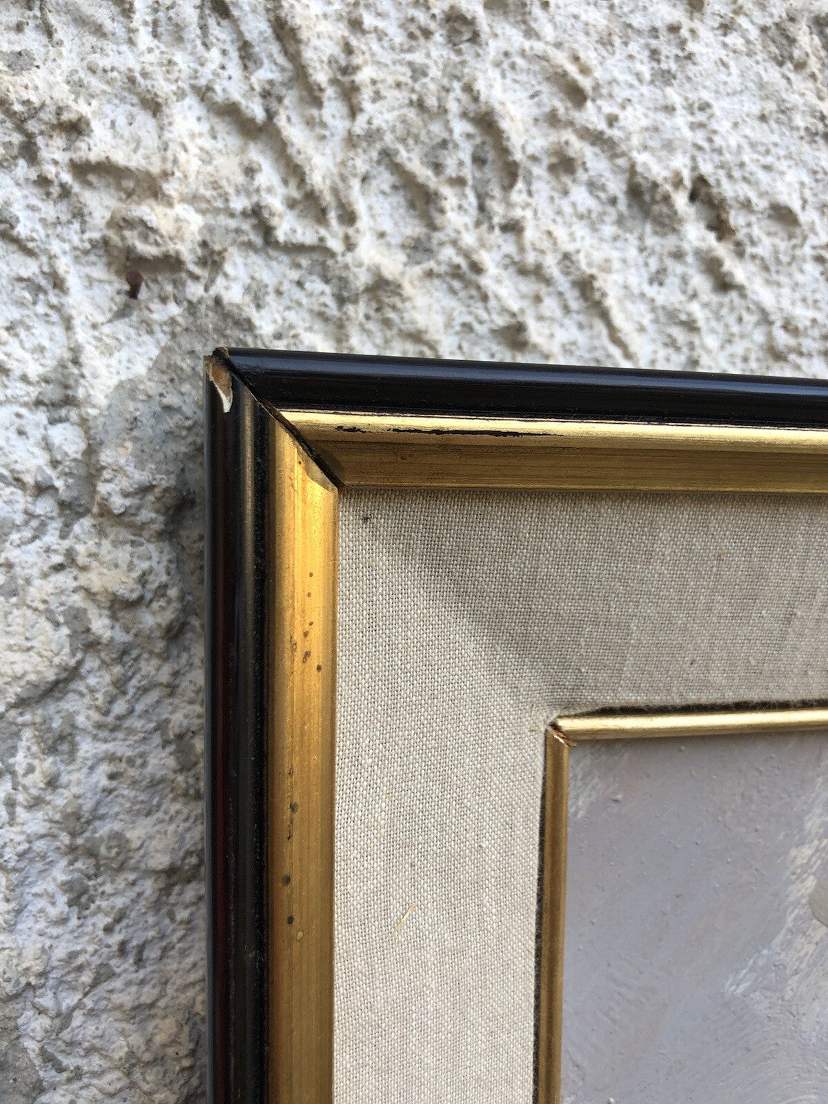 Quadro vintage -Ragazzo Con Cipolle- dipinto a olio su tavoletta