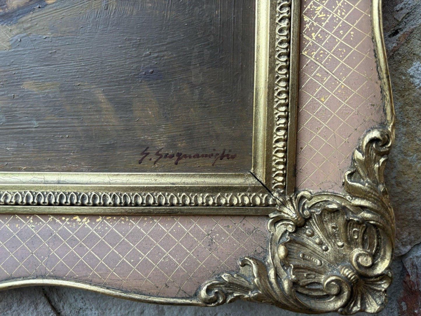 Quadro -Natura Morta- Giuseppe Scogniamiglio dipinto a olio
