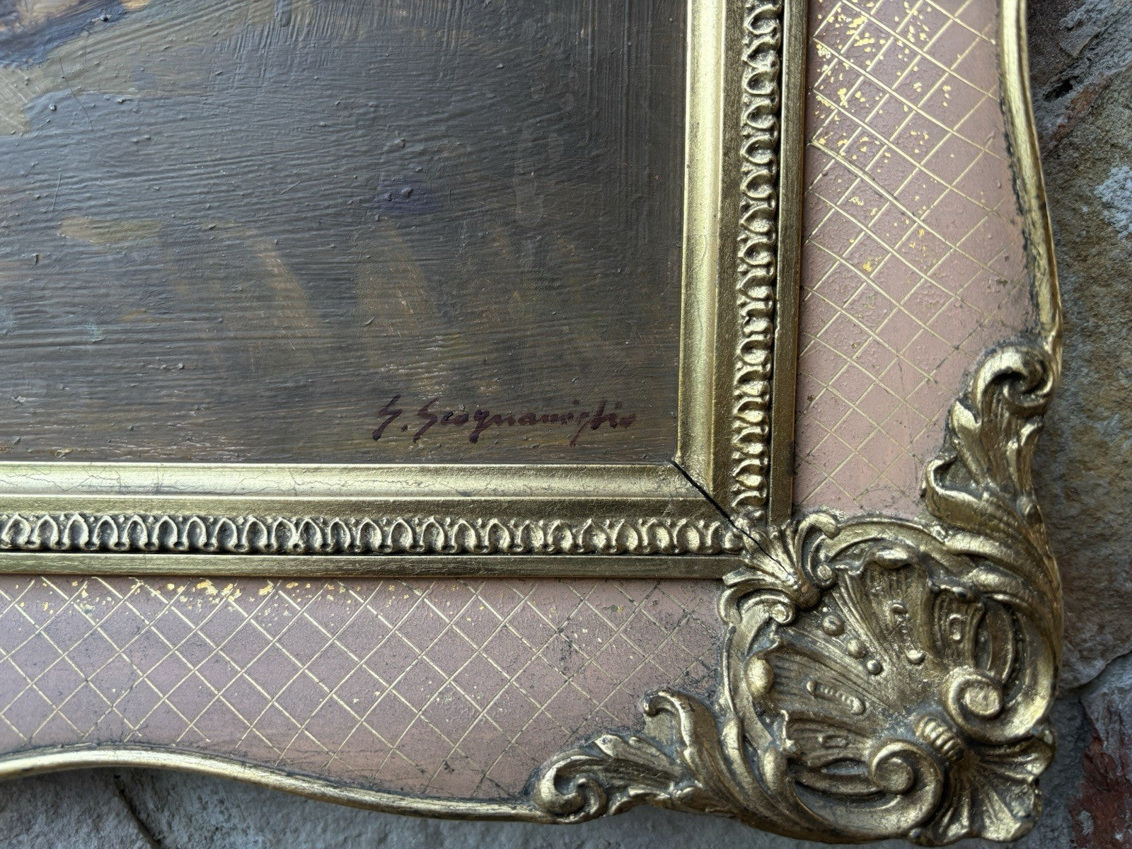 Quadro -Natura Morta- Giuseppe Scogniamiglio dipinto a olio