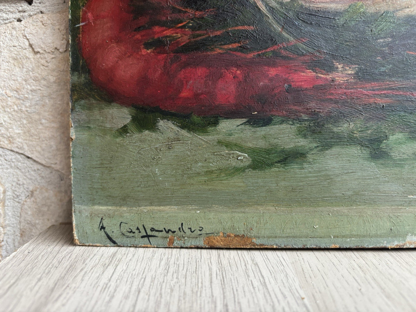 Quadro -Natura Morta- Augusto Cassandro dipinto a olio