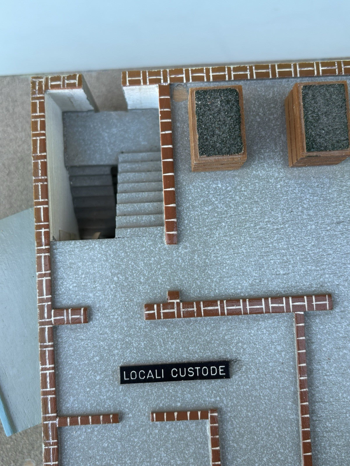 Modello Architettonico vintage, Olificio, Toffoli E Figli, Modello Scientifico