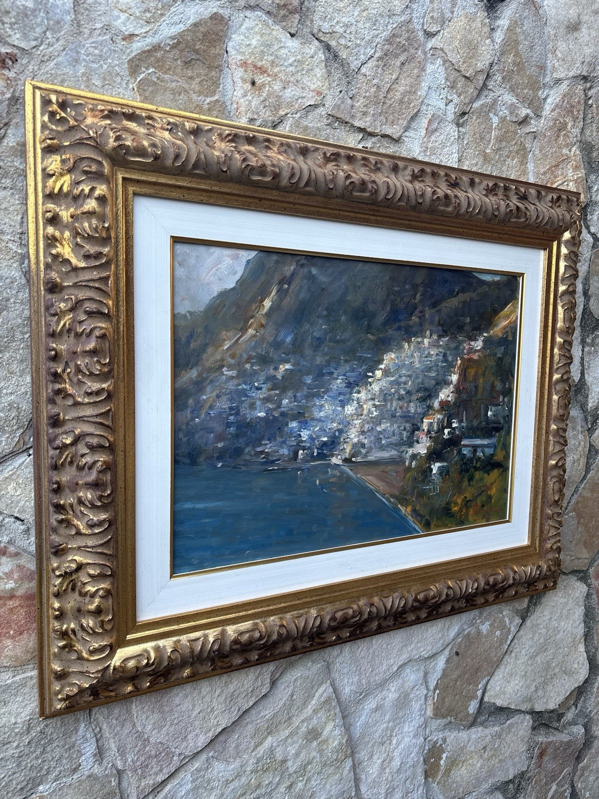 Quadro -Positano- Giovanni Pane dipinto a olio