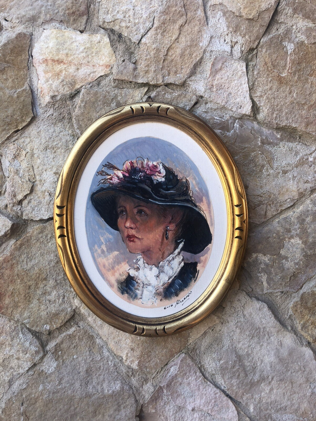 Quadro -Figura Di Donna- dipinto a olio
