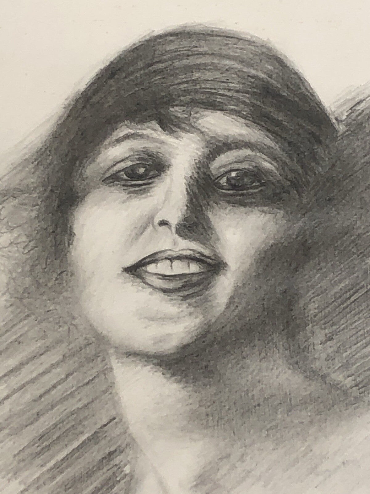 Quadro vintage -Figura Donna- disegno su carta