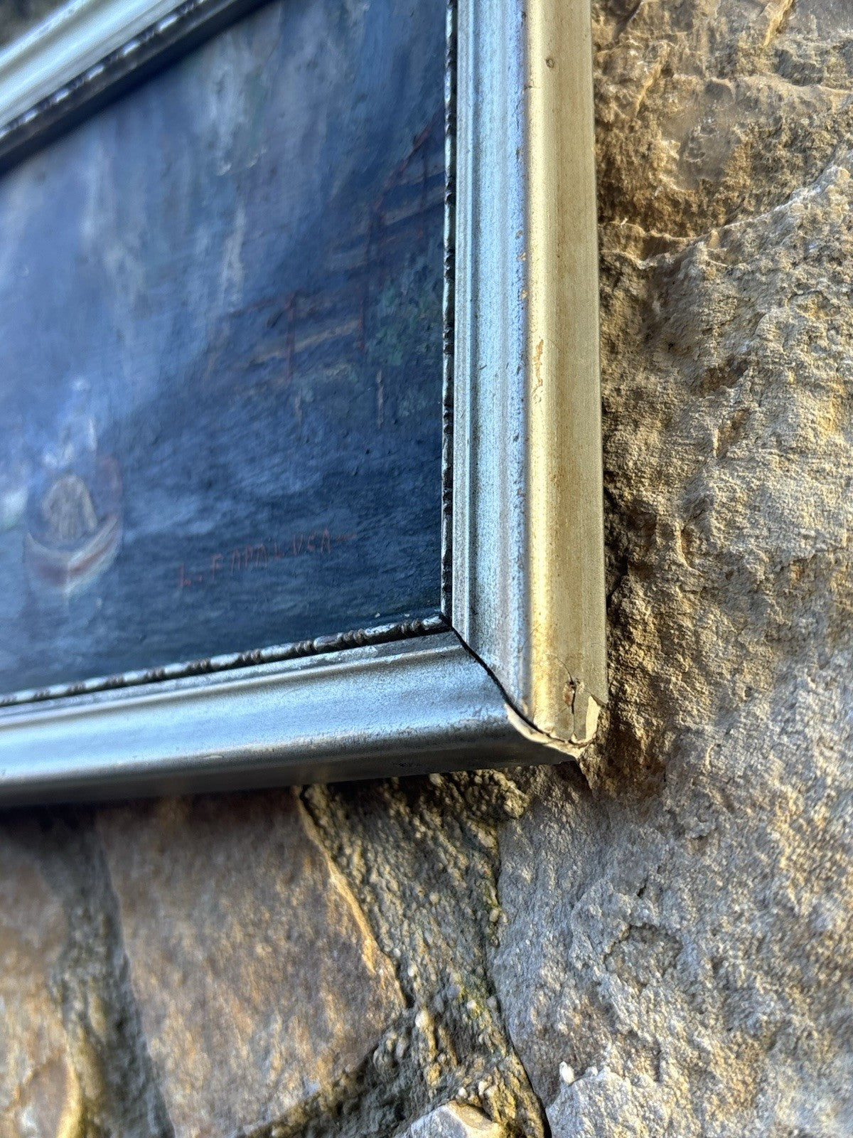 Coppia quadri miniature -Marine- Luca Papaluca- dipinti a olio su tavoletta