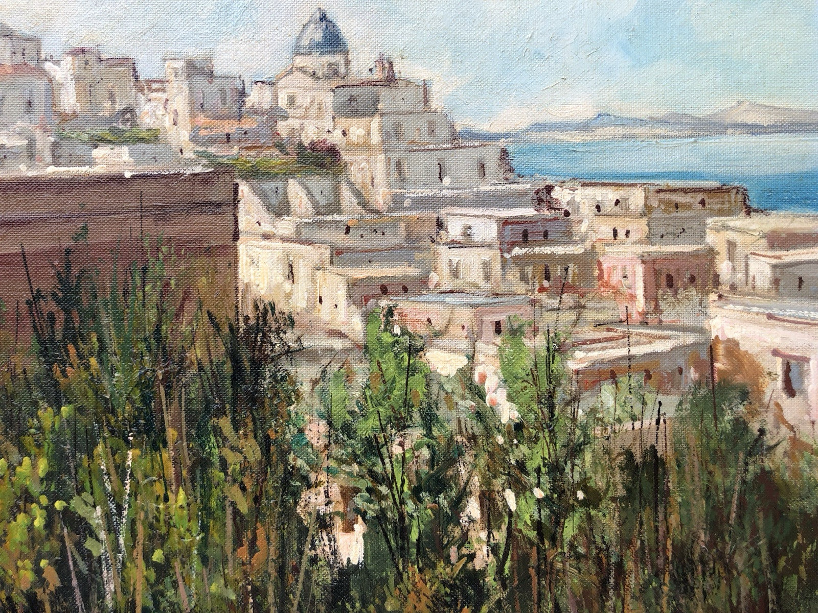 Quadro -Paesaggio Panoramico- dipinto a olio