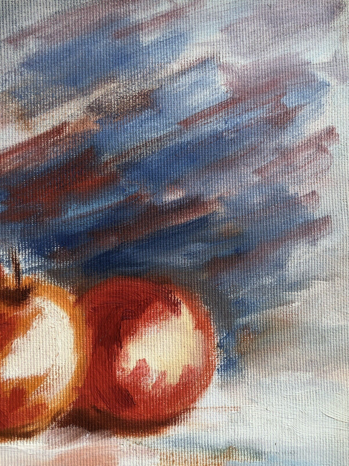 Quadro vintage -Natura Morta- dipinto a olio su tela