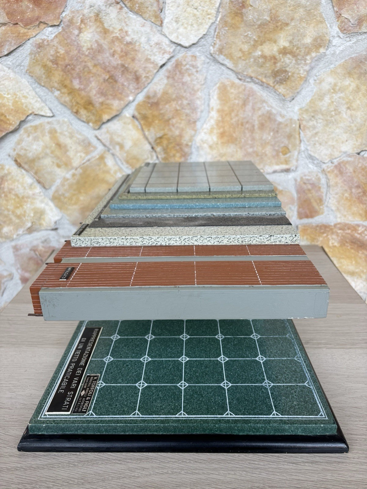 Modello architettonico vintage anni ‘50, Toffoli e figli