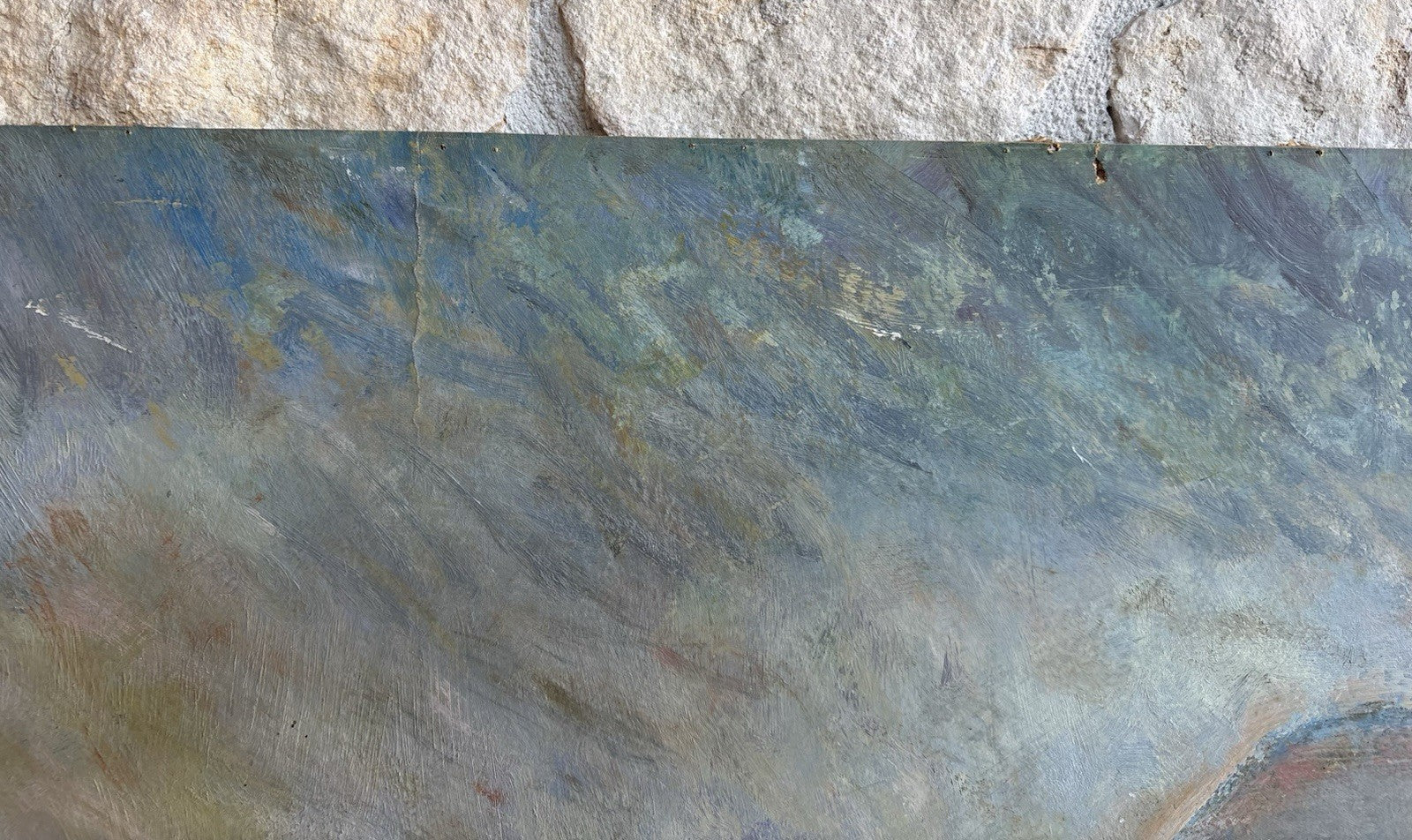 Vecchio quadro -Cavalli Al Pascolo- Ferruccio Torraca- dipinto a olio