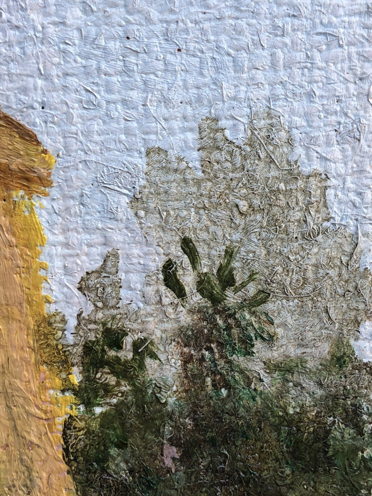 Quadro vintage -Paesaggio- dipinto a olio su tela