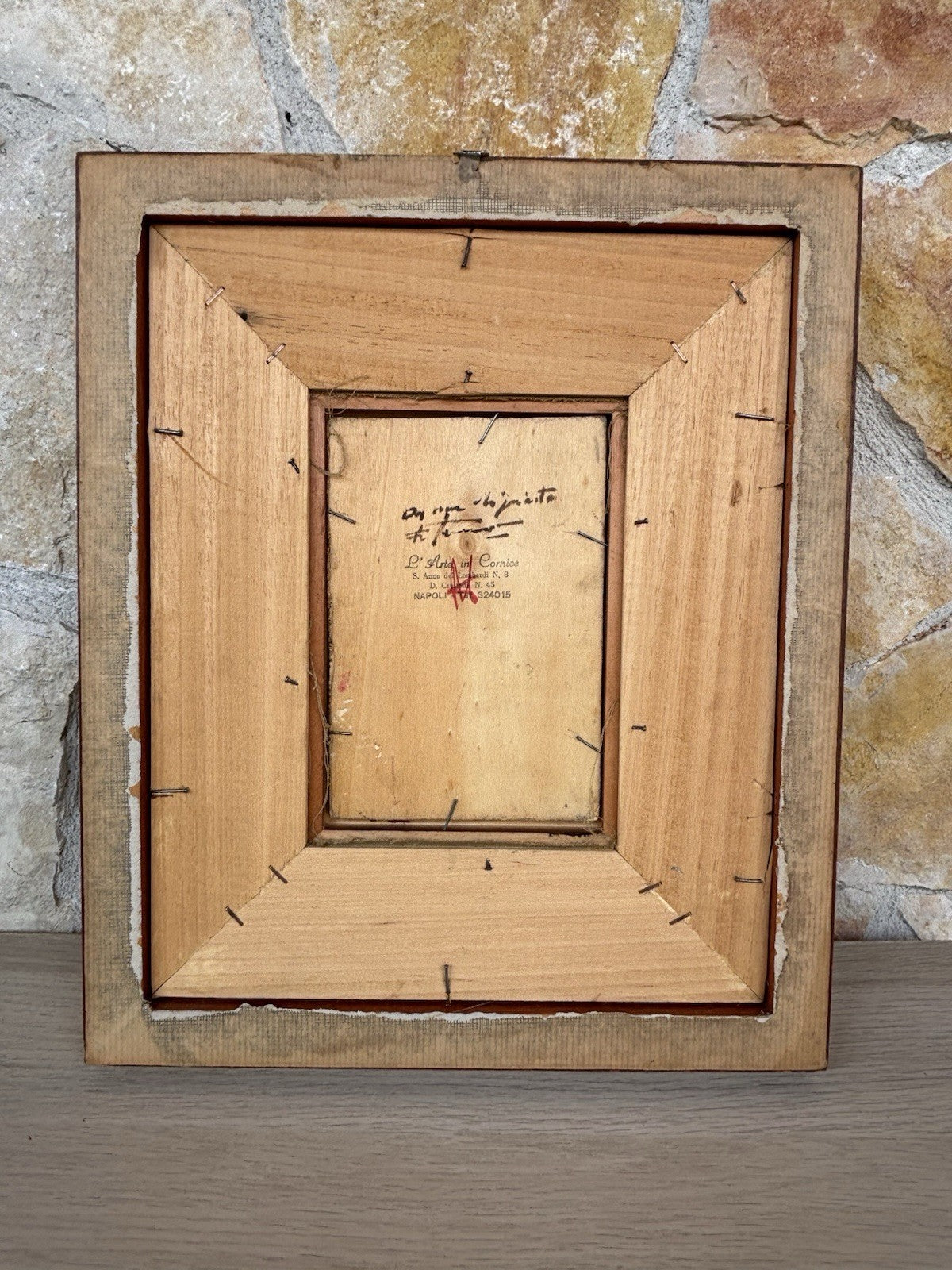 Quadro -Profilo Di Donna- Francesco Tammaro dipinto a olio su tavoletta