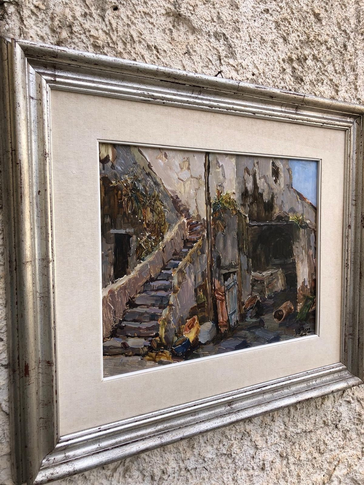 Quadro -Vecchio Forno- Raffaele Lopez dipinto a olio