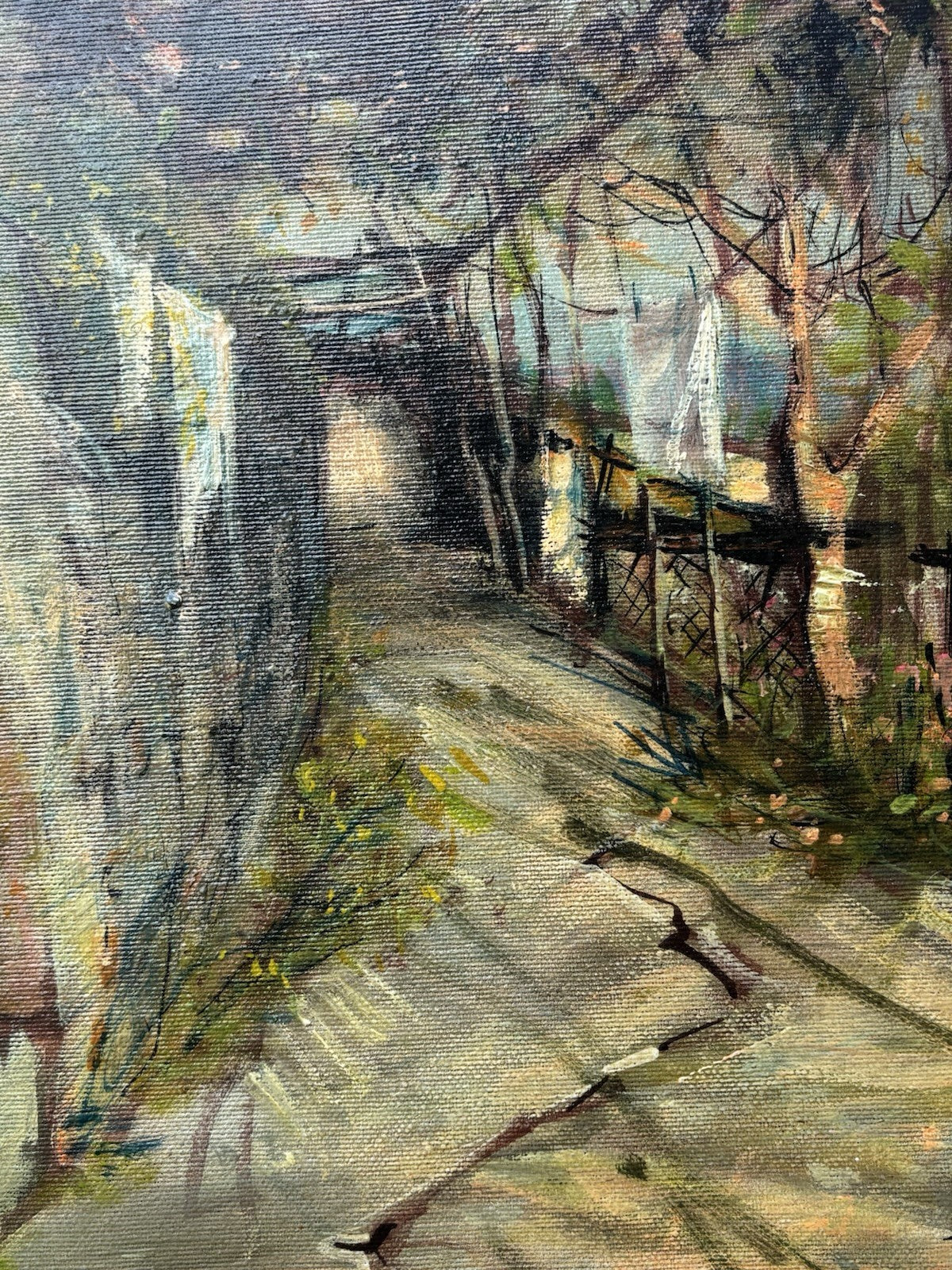 Quadro -Paesaggio- Ena Villani dipinto a olio su tela