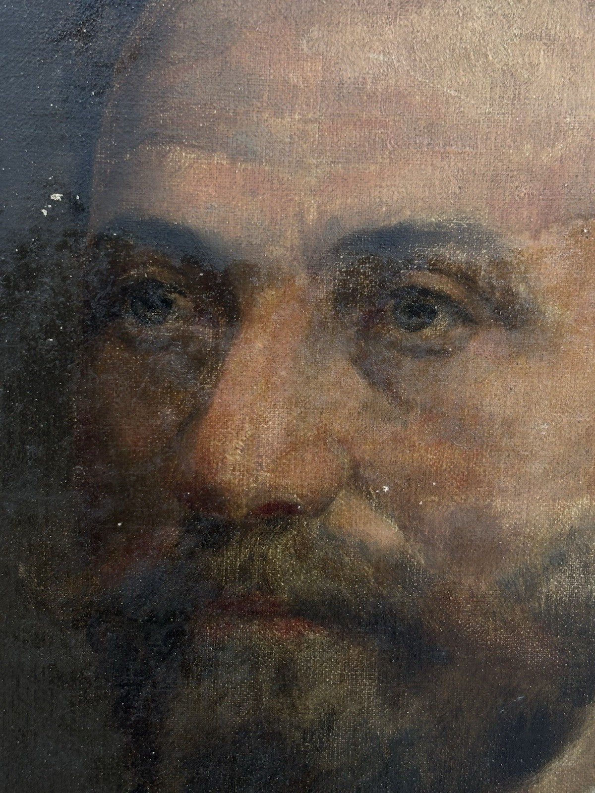 Quadro antico -Ritratto- dipinto a olio su tela
