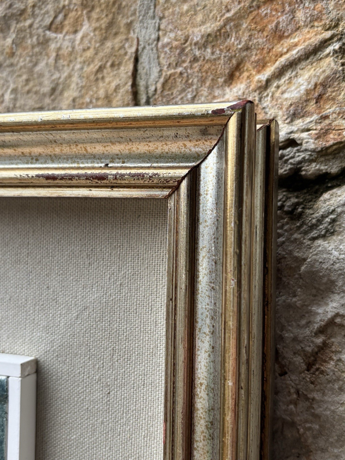 Quadro -Paesaggio Con Case- Achille Capaldo dipinto a olio su tela