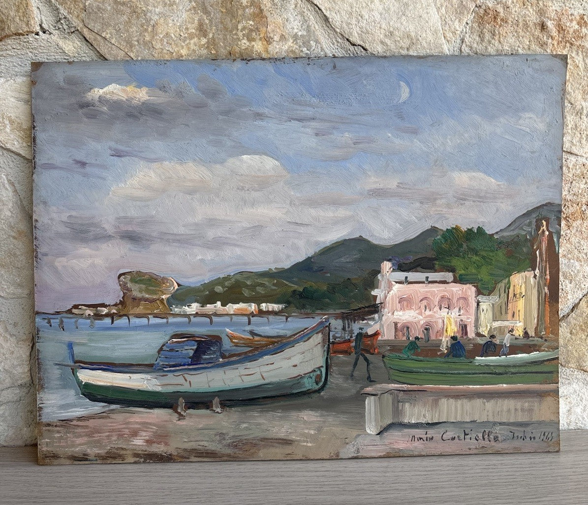 Quadro -Ischia- Mario Cortiello dipinto a olio