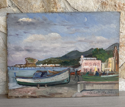 Quadro -Ischia- Mario Cortiello dipinto a olio