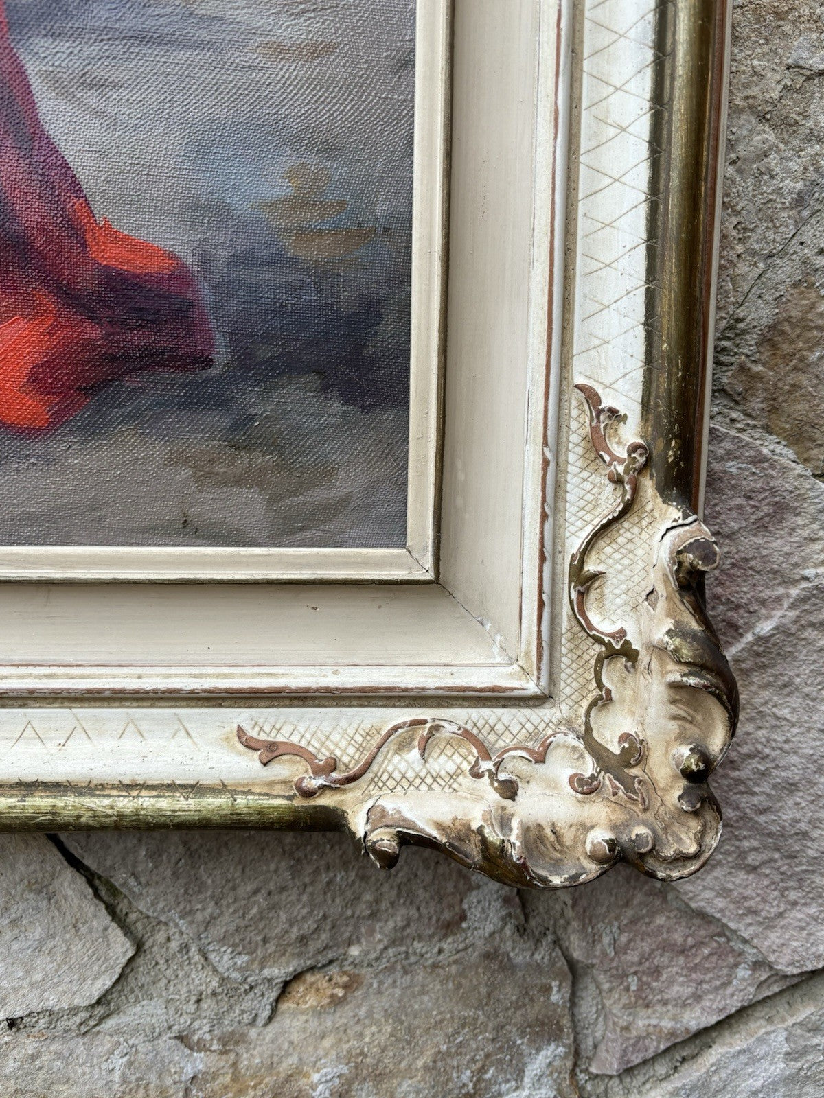 Quadro -Figure Di Nobili- Roberto Cajati dipinto a olio su tela