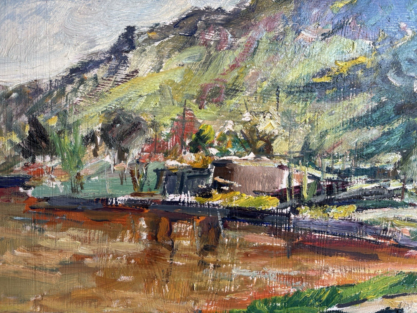 Quadro -Paesaggio- Edmondo Di Napoli dipinto a olio