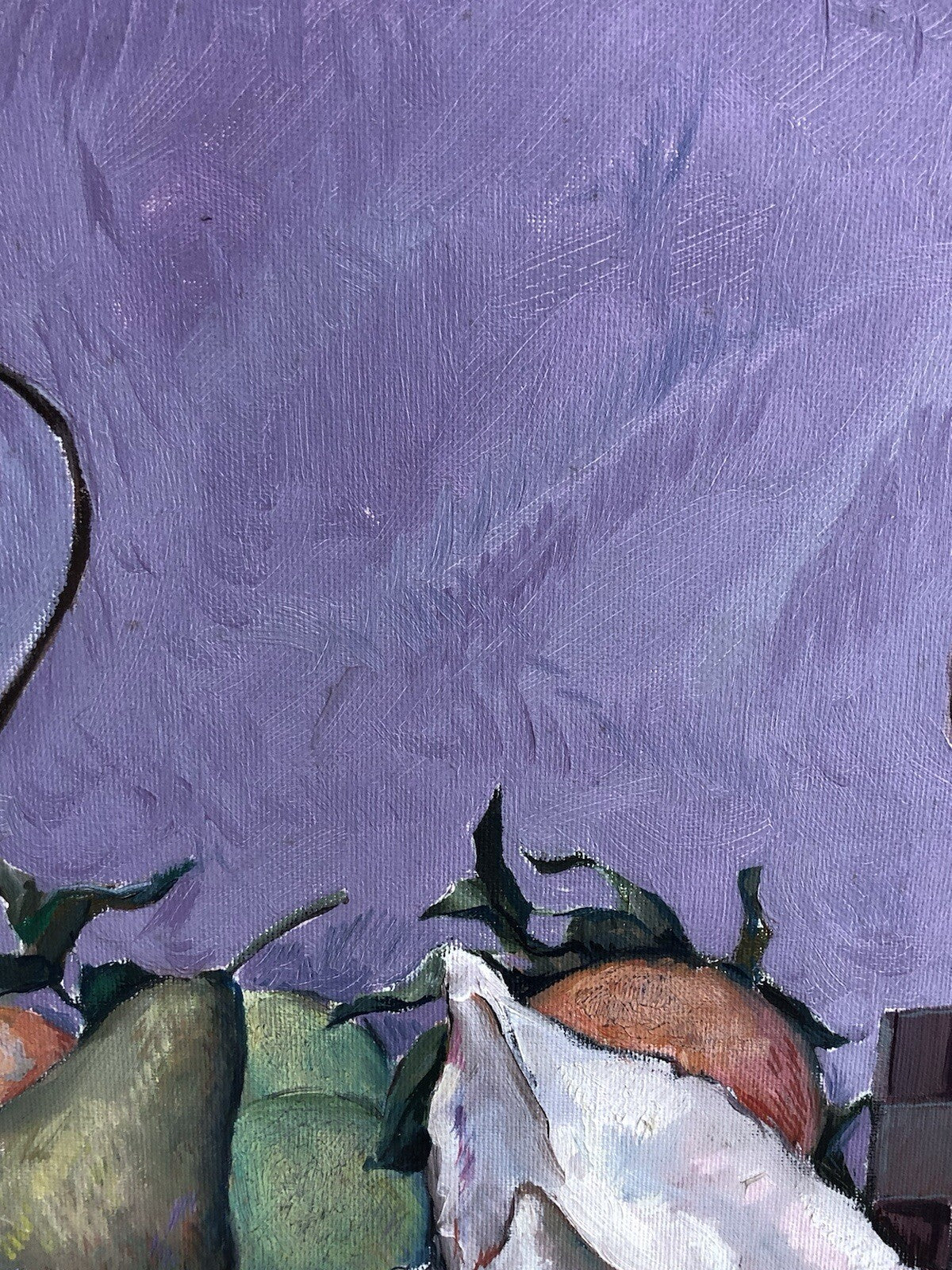 Quadro vintage -Natura Morta- dipinto a olio su tela
