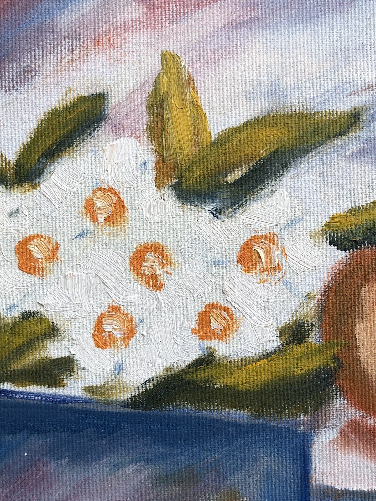 Quadro vintage -Natura Morta- dipinto a olio su tela