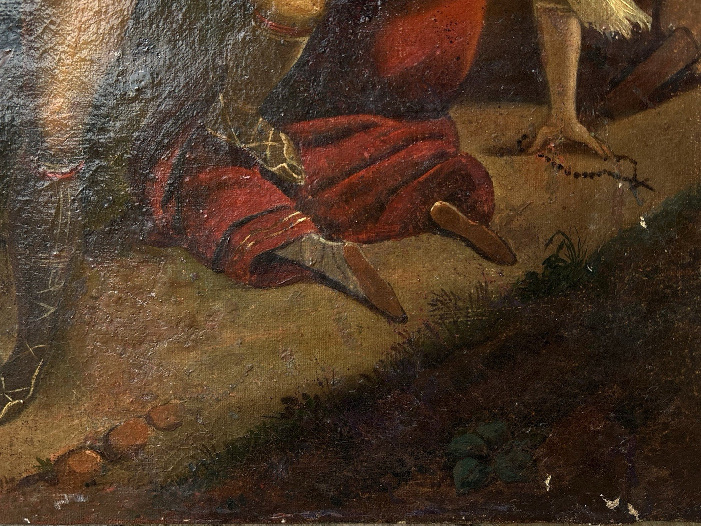 Quadro antico -Brigante- dipinto a olio su tela