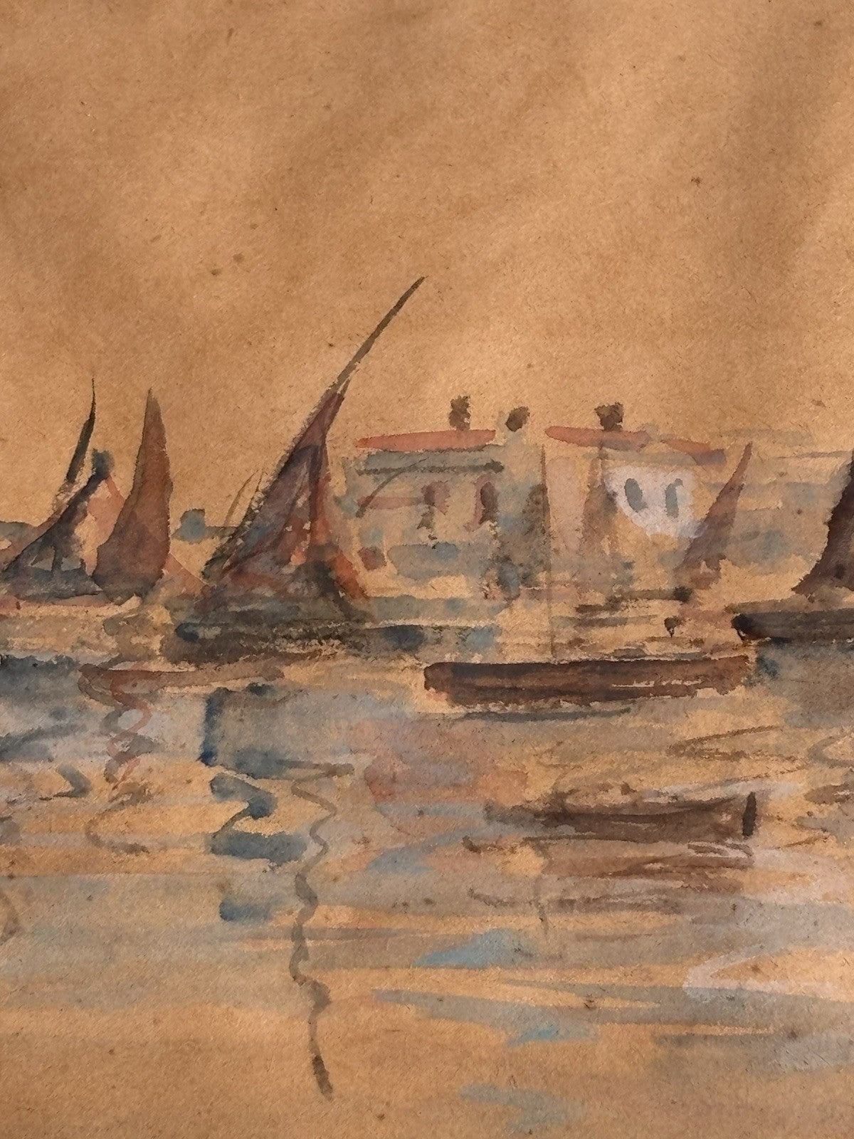 Quadro -Venezia- Giuseppe Madonna realizzato ad acquerello su carta