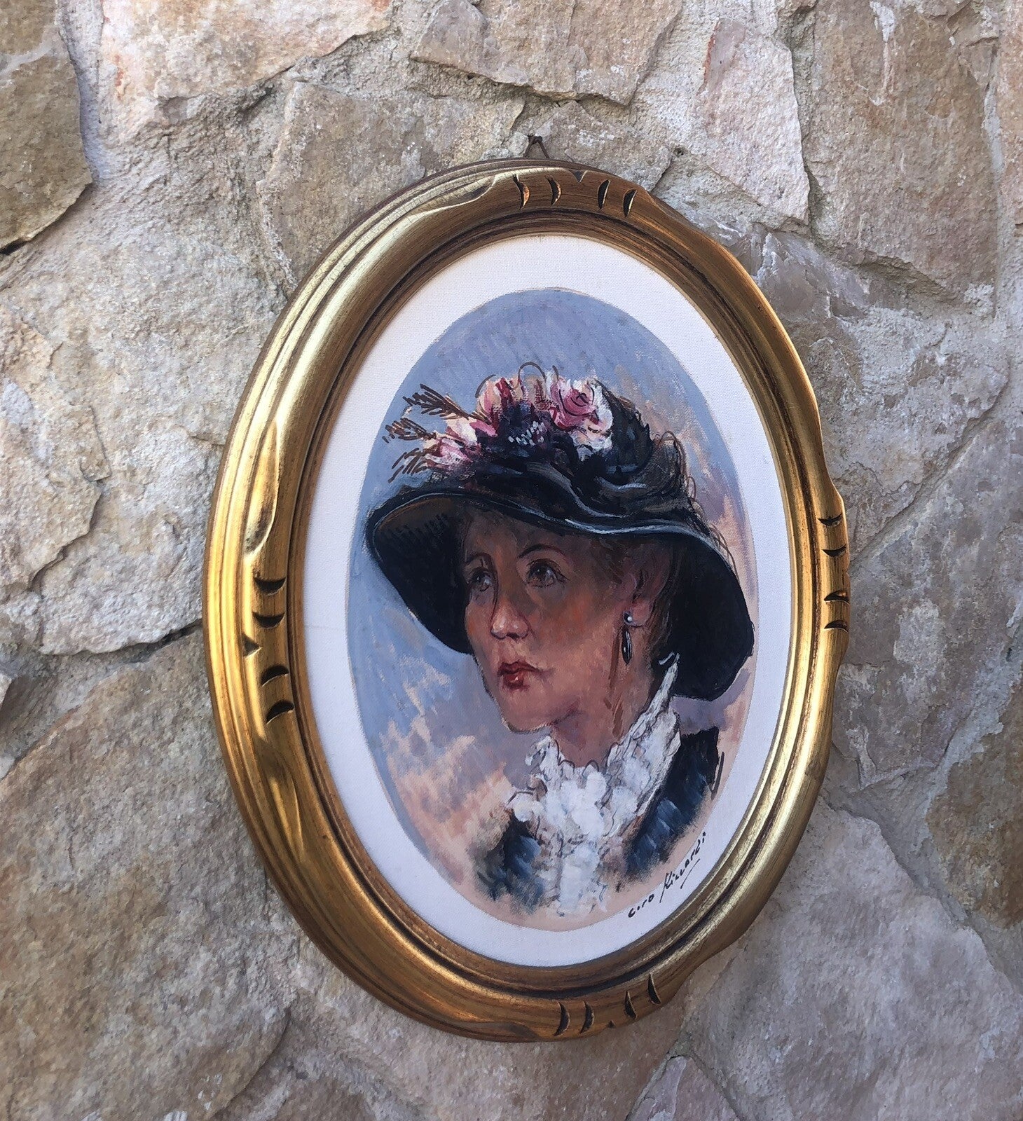 Quadro -Figura Di Donna- dipinto a olio