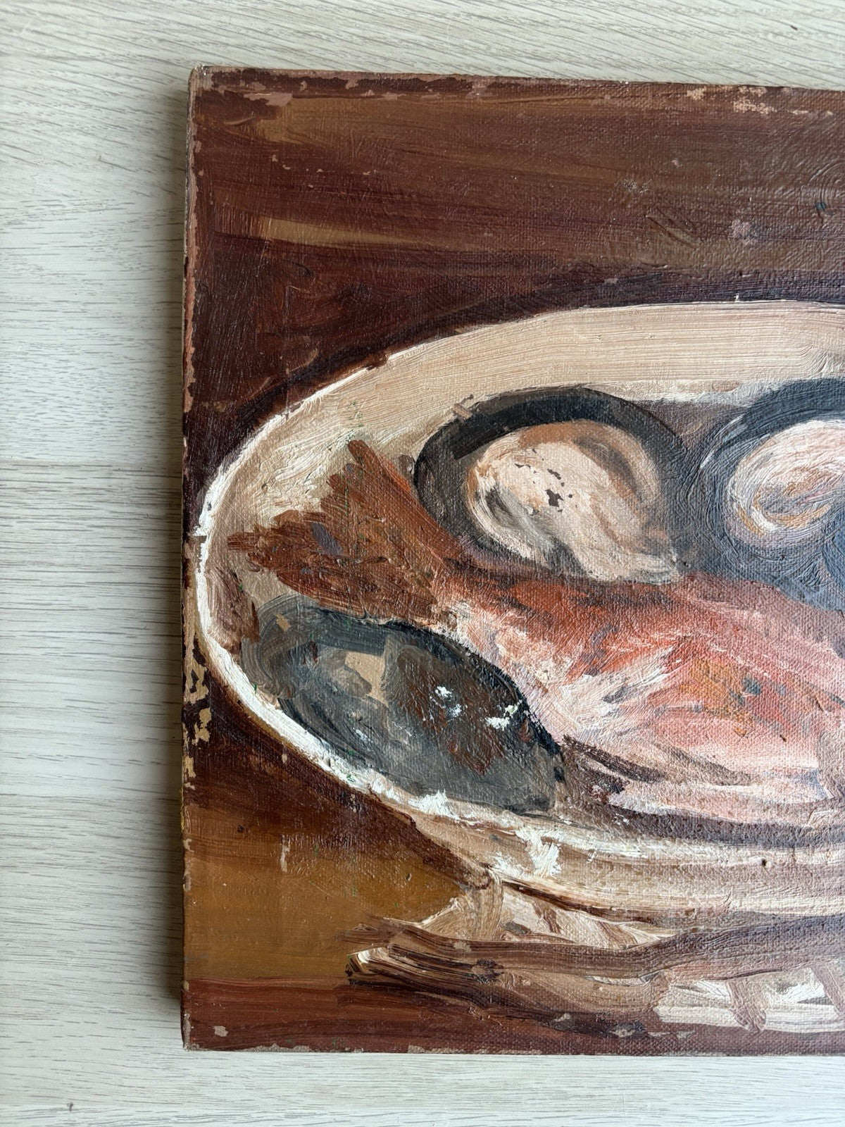 Quadro -Natura Morta- Augusto Orange De Rose- dipinto a olio su tela