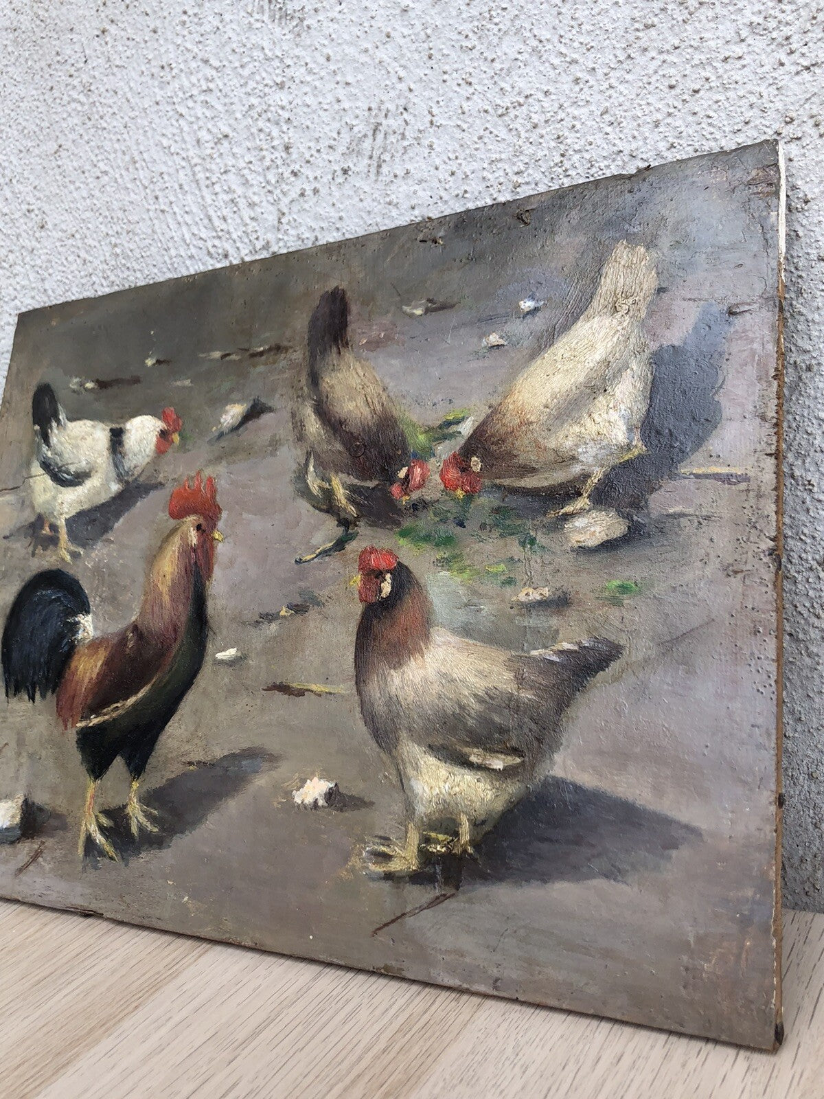 Quadro antico anonimo 800 dipinto a olio su tavola