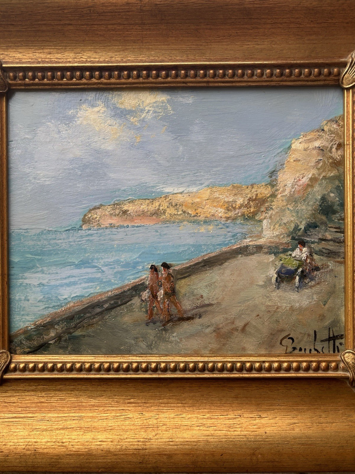 Quadro -Sant’Angelo Ischia- Gaetano Bocchetti dipinto a olio