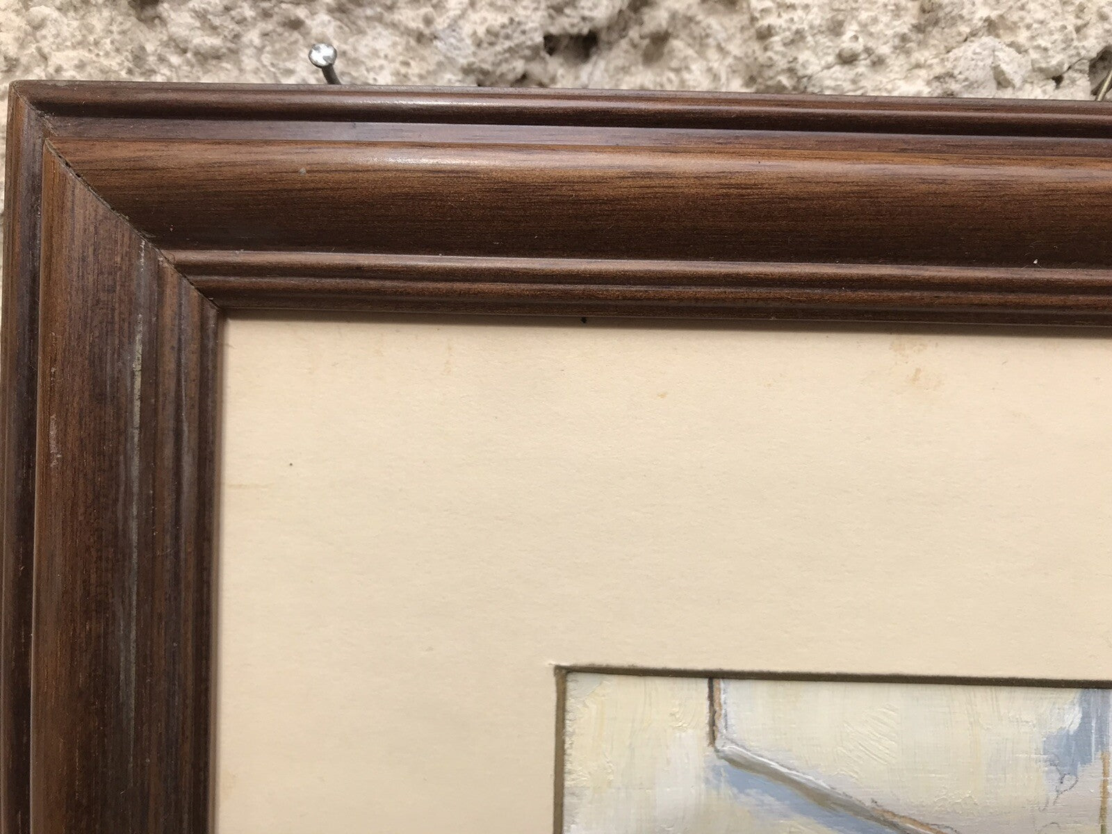 QUADRO VINTAGE DIPINTO A OLIO SU TAVOLETTA