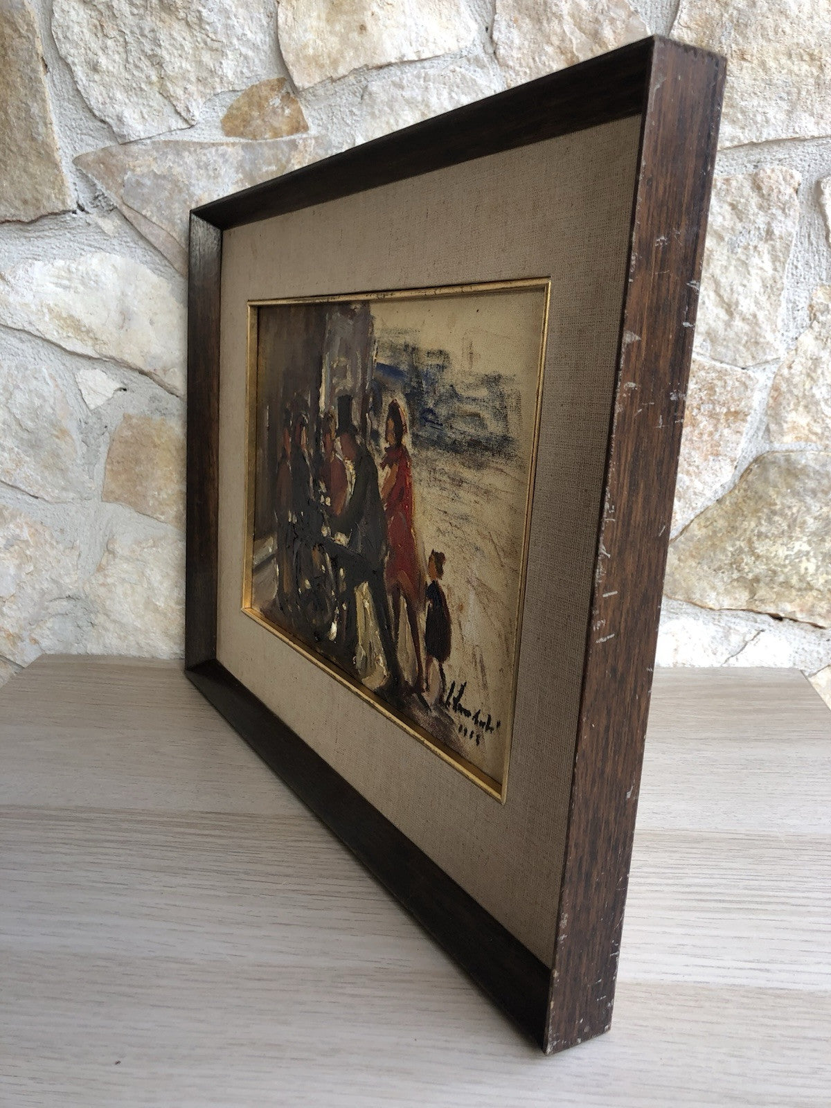 Quadro -Arrotino- dipinto a olio
