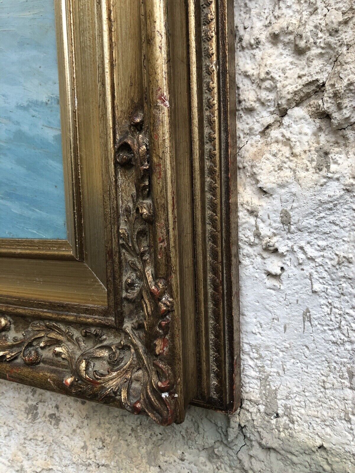 Quadro vintage -Porto Di Pozzuoli- dipinto a olio