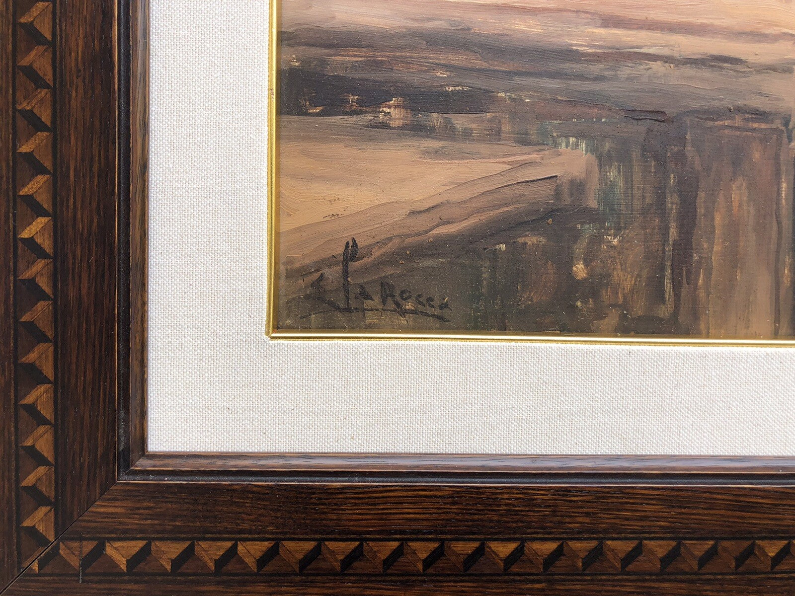 Quadro vintage -Vecchi Bevitori-dipinto a olio