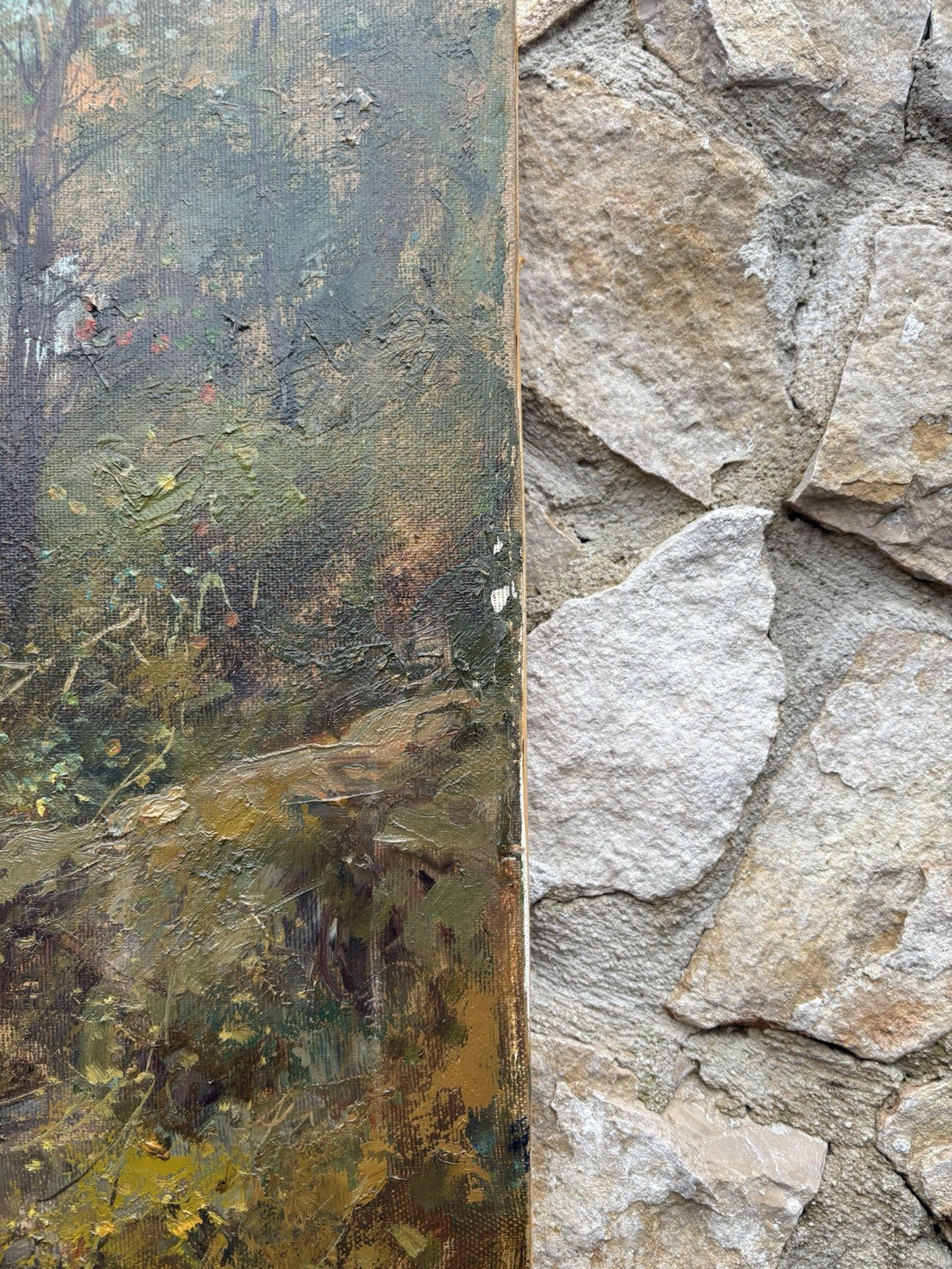 Quadro -Motivo Autunnale- Antonio Gravina-dipinto a olio su tela