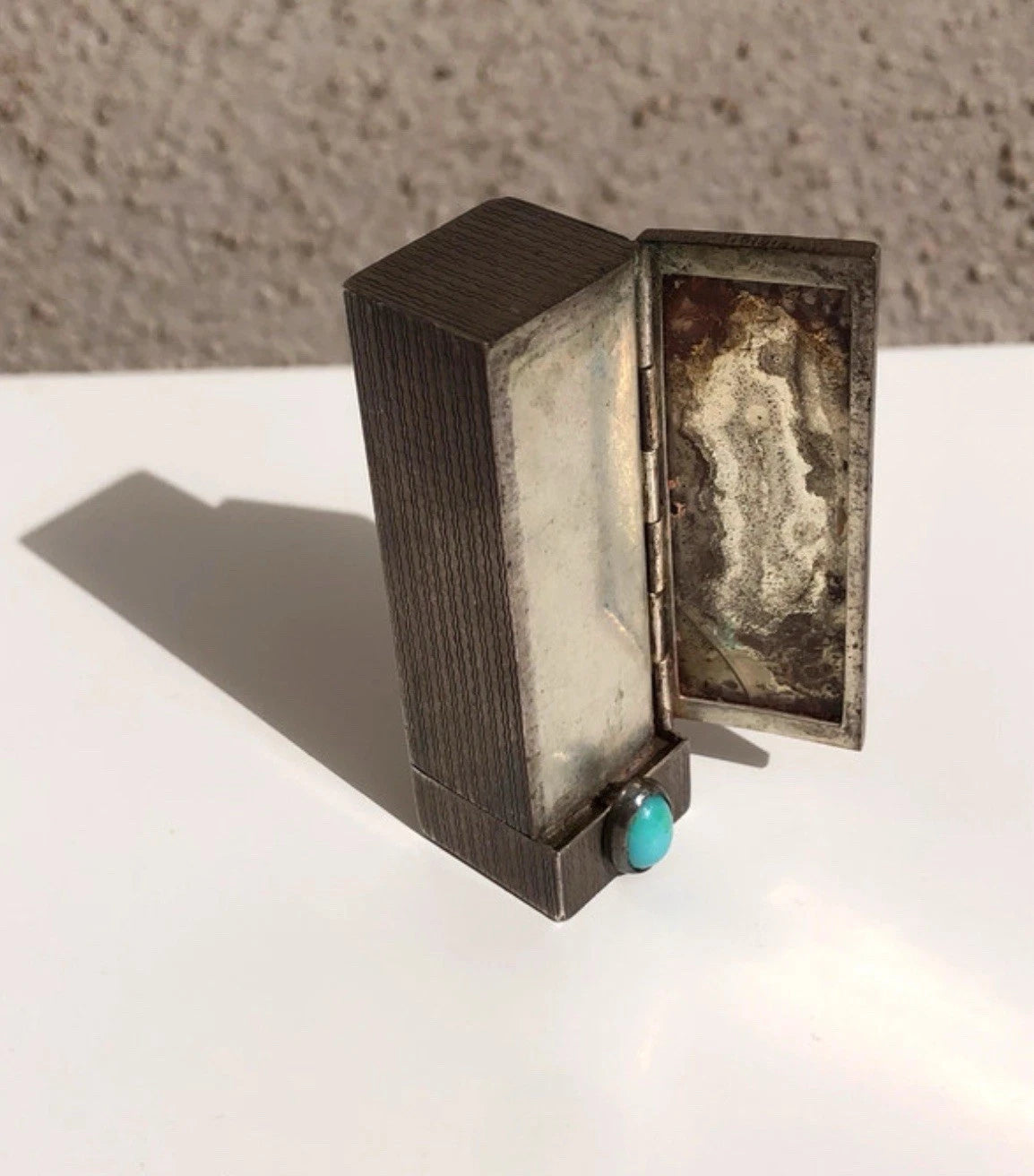 Portarossetto vintage in argento 800