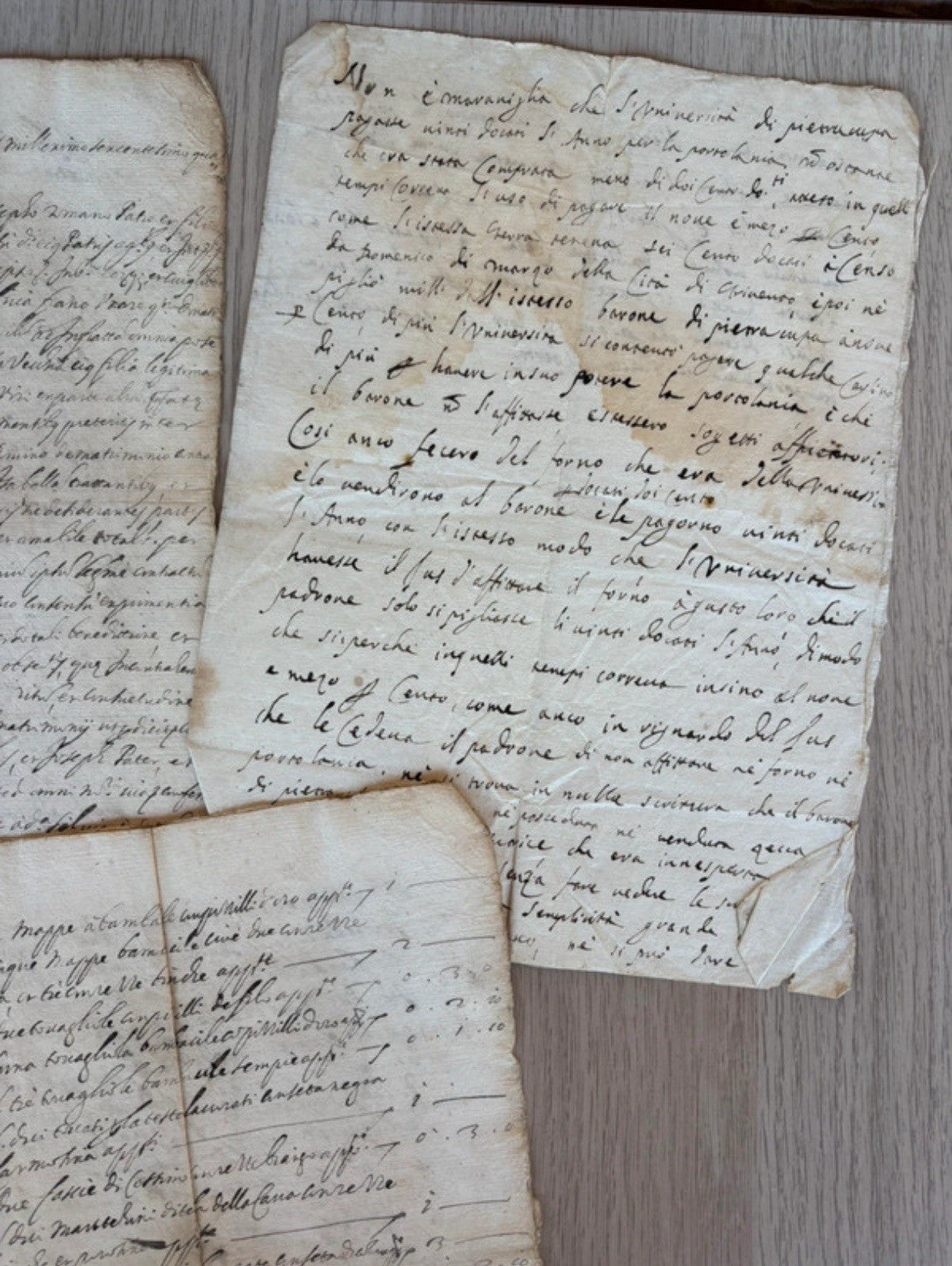 Documenti Manoscritti Antichi