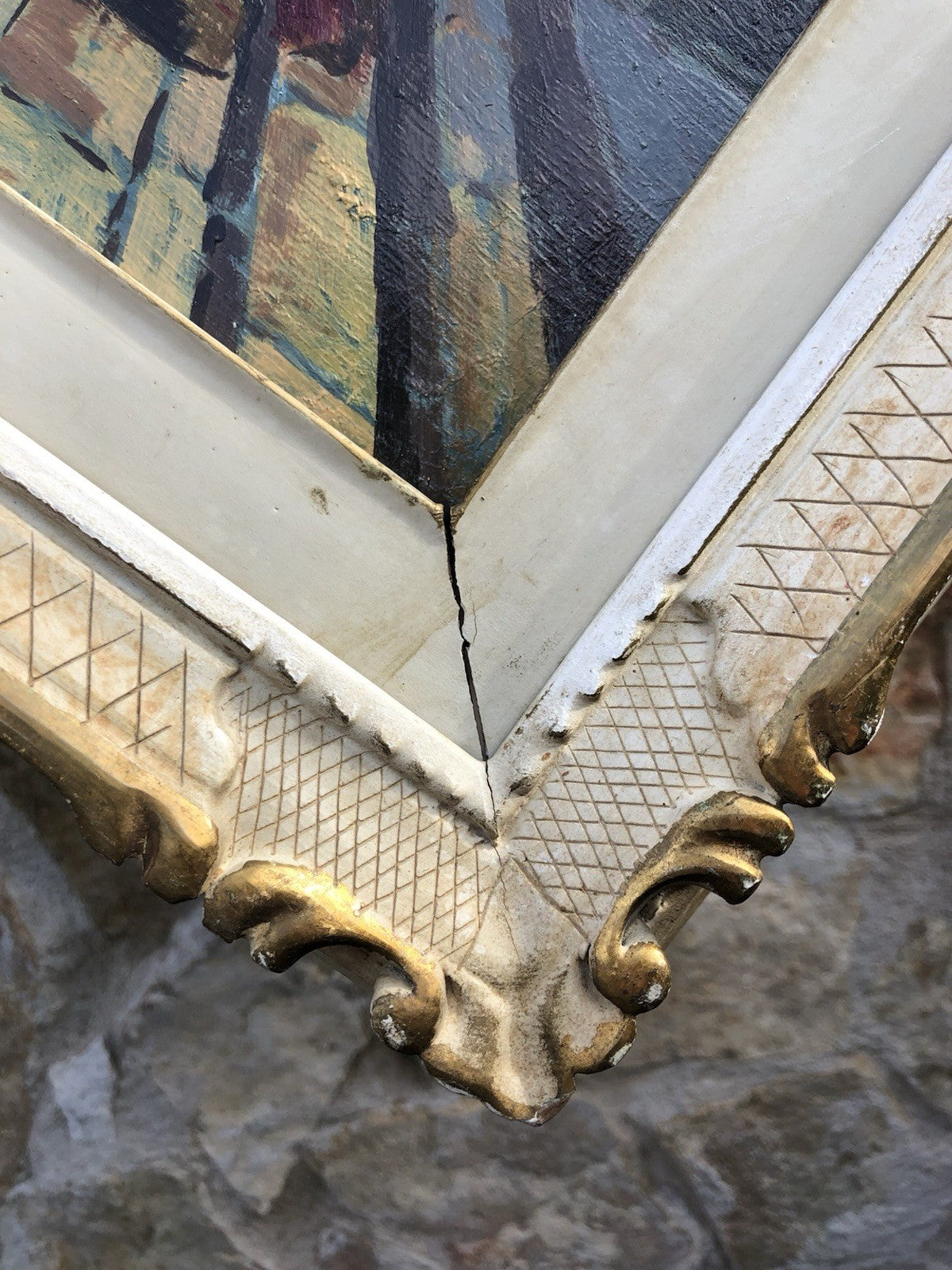 Quadro -Oriente- dipinto a olio su tavoletta